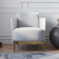 Upholstered Accent Armchair 4 Legs Sewn Pillow Back Accent Chair Clearhalo 'Accent Chairs' 'accent_chairs' 'Chairs & Seating' 'furn' 'furn_accent_chairs' 'Furniture' 'Living Room Furniture' 1200x1200_1bfd7abb-2e11-44ad-aa9f-0a5b51004289