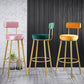 Scandinavian Round Low Back Barstools Upholstered Bar Stools Clearhalo 'Bar Furniture' 'Bar Stools' 'bar_stools' 'furn' 'furn_bar_stools' 'Furniture' 'furniture_bar_stools' 'Kitchen & Dining Furniture' 1200x1200_1bfea7e7-fce6-4eea-bd38-3dae96bee27d