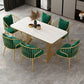 Rectangle Dining Table Traditional Luxury Double Pedestal Dining Table for Dining Room Clearhalo 'Dining Tables & Seating' 'Dining Tables' 'dining_table' 'furn' 'furn_dining_table' 'Furniture' 'Kitchen & Dining Furniture' 1200x1200_1bff2394-8f01-453f-96c2-418722904651