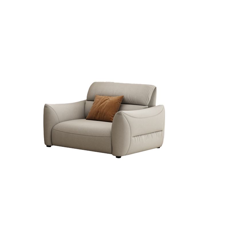 Stain Resistant Stationary Faux Leather Living Room Square Arm Sewn Pillow Back Sofa Clearhalo &#39;furn&#39; &#39;furn_sofas&#39; &#39;Furniture&#39; &#39;Living Room Furniture&#39; &#39;Sofa&#39; &#39;sofas&#39; 1200x1200_1c022726-8cb5-4c5b-bd1a-89053e43714d