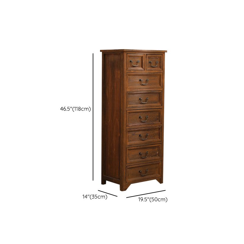 Costa Storage Chox Dresser Cofre de almacenamiento de madera maciza, 13.65 pulgadas de ancho