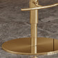 Tabouret de barre glamour tabouret de hauteur réglable pour Bristol avec pivotant