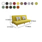 Contemporary Tight Back Armless Convertible Cotton Blend Sofa Bed Clearhalo 'furn' 'furn_sofas' 'Furniture' 'furniture_sofas' 'Living Room Furniture' 'Sofa' 'sofas' 1200x1200_1c041e1d-001d-415a-8615-9f0cb4bcb4ea