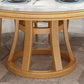 Stone and Solid Wood Dining Table with Pedestal Base Modern Dining Site Table Clearhalo ' dining_table' 'Dining Tables & Seating' 'Dining Tables' 'furn' 'furn_dining_table' 'Furniture' 'furniture_dining_table' 'Kitchen & Dining Furniture' 'kitchen&dining_furn' 'kitchen' 'kitchen_dining_table' 1200x1200_1c049469-030b-413e-9b3c-e80884bb7503