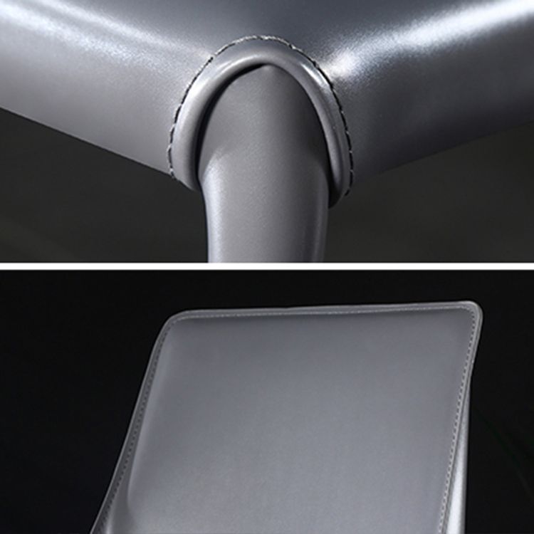 Contemporary Leather Dining Room Chairs Upholstered Armless Dining Chairs for Home Use Clearhalo ' kitchen&dining_furn' 'Dining Chairs' 'Dining Tables & Seating' 'dining_chair' 'furn' 'furn_dining_chair' 'Furniture' 'furniture_dining_chair' 'Kitchen & Dining Furniture' 'kitchen' 1200x1200_1c053975-09c7-43e1-ae15-1921388da3b8