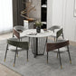 Moderne gesinterde stenen eettafel 1/2/5/7-delige ronde eettafelset