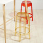 Industrial Backless Round Seat Acrylic Armless Bar Stool for Living Room Clearhalo 'Bar Furniture' 'Bar Stools' 'bar_stools' 'furn' 'furn_bar_stools' 'Furniture' 'Kitchen & Dining Furniture' 1200x1200_1c0784a1-1499-4f8b-b6a8-c974631e3847