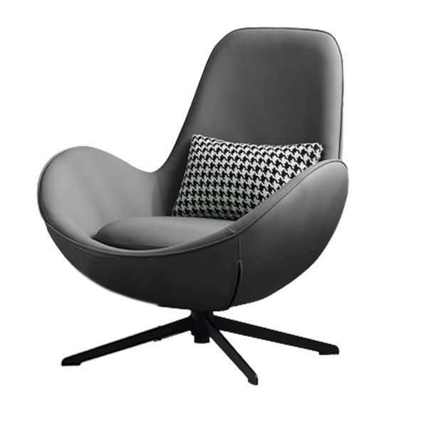 Fixed Back Lounge Chair Water Resistant Ottoman Set with Metal Legs Clearhalo 'Accent Chairs' 'accent_chairs' 'Chairs & Seating' 'furn' 'furn_accent_chairs' 'Furniture' 'Living Room Furniture' 1200x1200_1c07d8b0-aaa2-4f1c-8106-2079ff46ace4