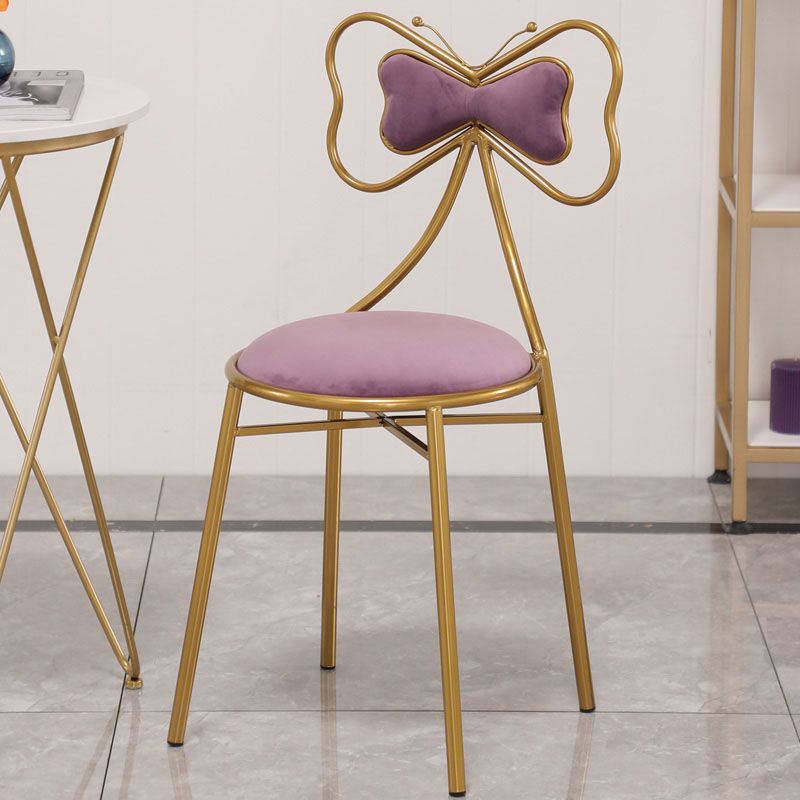 Scandinavian Design Upholstered Armless Dining Chairs Open Back Dining Side Chair Clearhalo ' kitchen&dining_furn' 'Dining Chairs' 'Dining Tables & Seating' 'dining_chair' 'furn' 'furn_dining_chair' 'Furniture' 'furniture_dining_chair' 'Kitchen & Dining Furniture' 'kitchen' 1200x1200_1c0bc02f-1c42-4ea9-9043-7a52554fcdb3