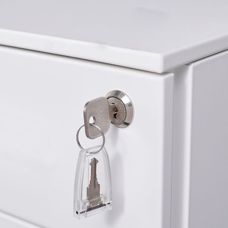 Armoire de fichiers en métal de bureau moderne 3 tiroirs armoire verticale avec verrouillage et stockage