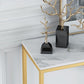 Stone Glam Accent Tabla 1 Establecimiento 31.5 "Mesa de consola de altura para Hall