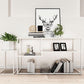 29.53-inch Tall Modern Console Table Iron Accent Table with Shelves Clearhalo 'Console Tables' 'console_tables' 'Entry & Mudroom Furniture' 'furn' 'furn_console_tables' 'Furniture' 1200x1200_1c0db6ef-385c-4a3d-bc1e-f9e4a9664b06
