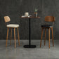 Industrial Round Bar Counter Table Wooden Dining Table for Kitchen Clearhalo 'Bar Furniture' 'Bar Tables' 'bar_tables' 'furn' 'furn_bar_tables' 'Furniture' 'furniture_bar_tables' 'Kitchen & Dining Furniture' 1200x1200_1c0de495-41fc-4740-871c-848f49fc33d9