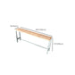 Contemporary Rectangle Bistro Bar Desk Solid Wood Trestle Base Bar Dining Table Clearhalo 'Bar Furniture' 'Bar Tables' 'bar_tables' 'furn' 'furn_bar_tables' 'Furniture' 'Kitchen & Dining Furniture' 1200x1200_1c0e0646-e979-4fc9-aac1-dc04e4969238