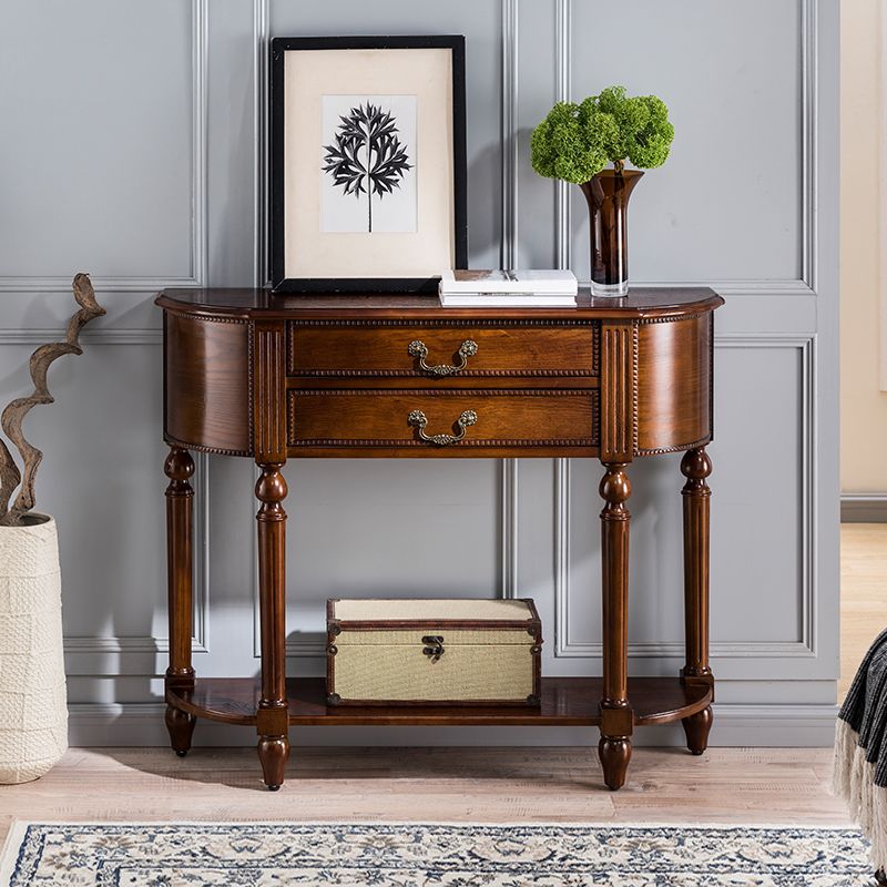 Console moderna da 11 "W Mid-secolo Tabella di divano console a 2 disegni