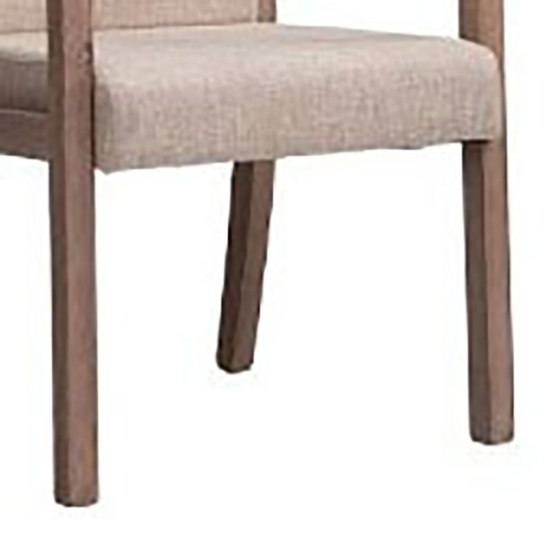 Farmhouse Home Upholstered Arm Chair Matte Finish Solid Back Dining Chair Clearhalo ' kitchen&dining_furn' 'Dining Chairs' 'Dining Tables & Seating' 'dining_chair' 'furn' 'furn_dining_chair' 'Furniture' 'furniture_dining_chair' 'Kitchen & Dining Furniture' 'kitchen' 1200x1200_1c104c31-9f84-4546-84f4-ec2de5c7e680
