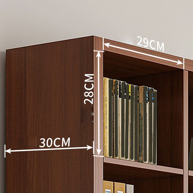 11,8 "W Scaffali standard Bookcase ingegnerizzato in legno chiuso.