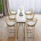 Stone Bar Dining Table Traditional Luxury Rectangle Bar Table with 4 Legs Clearhalo 'Bar Furniture' 'Bar Tables' 'bar_tables' 'furn' 'furn_bar_tables' 'Furniture' 'furniture_bar_tables' 'Kitchen & Dining Furniture' 1200x1200_1c10d5b0-b27e-4824-83fe-cb283e94a13f