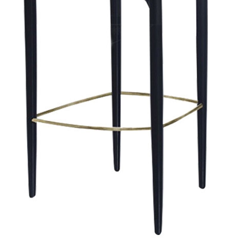 Contemporary Metal Bar Stools Indoor Barstool with Metal Legs and Low Back Clearhalo 'Bar Furniture' 'Bar Stools' 'bar_stools' 'furn' 'furn_bar_stools' 'furniture_bar_stools' 'Kitchen & Dining Furniture' 'kitchen&dining_furn' 'kitchen' 'kitchen_furn' Furniture' 1200x1200_1c12cba6-fda2-485b-8615-caa7a7b83391