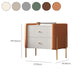Table de nuit de stockage contemporain Polonais Table table de chevet de table avec 2 tiroirs