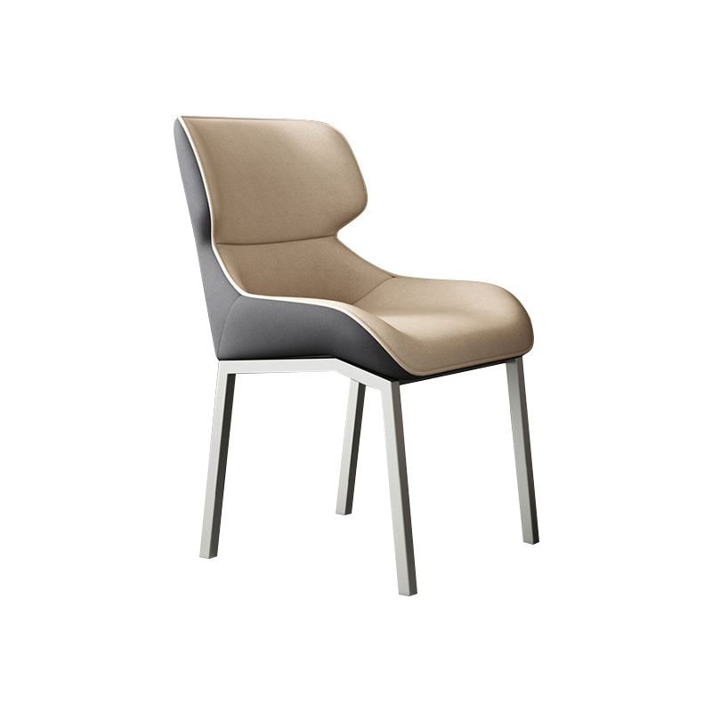 Mid Back Home Office Chair Contemporary Ergonomic Armless Task Stuhl