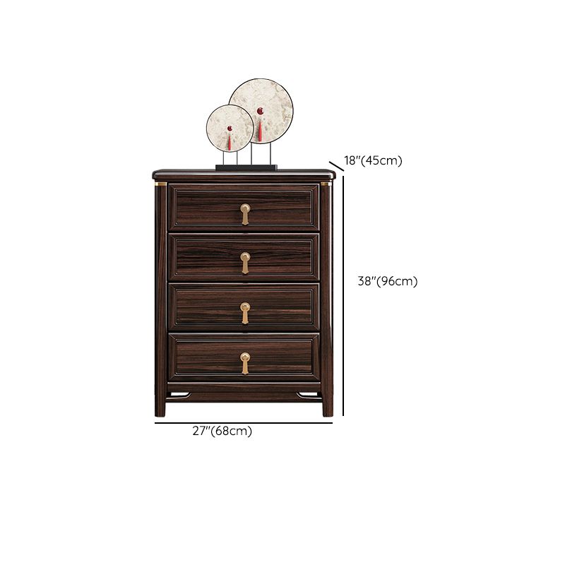 ソリッドウッドストレージキャビネットミッドセンチュリーモダンソフトクローズドロワーサイドキャビネット