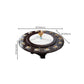 Solid Wood Pedestal Dining Table Tradition Turntable Kitchen Table