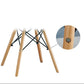 Armless Dining Chairs Eames Side Dining Chairs with Wood Legs (Set of 4) Clearhalo ' kitchen&dining_furn' 'Dining Chairs' 'Dining Tables & Seating' 'dining_chair' 'Furniture' 'furniture_dining_chair' 'Kitchen & Dining Furniture' 'kitchen' 1200x1200_1c169266-a536-4afb-8ec2-0a6b4d410c29