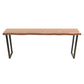 Pine Wood Top Rectangle Bar Table Industrial Bar Table with Double Pedestal Clearhalo 'Bar Furniture' 'Bar Tables' 'bar_tables' 'furn' 'furn_bar_tables' 'Furniture' 'Kitchen & Dining Furniture' 1200x1200_1c16cf7e-aea1-46dc-a343-d5a1ae42fec0