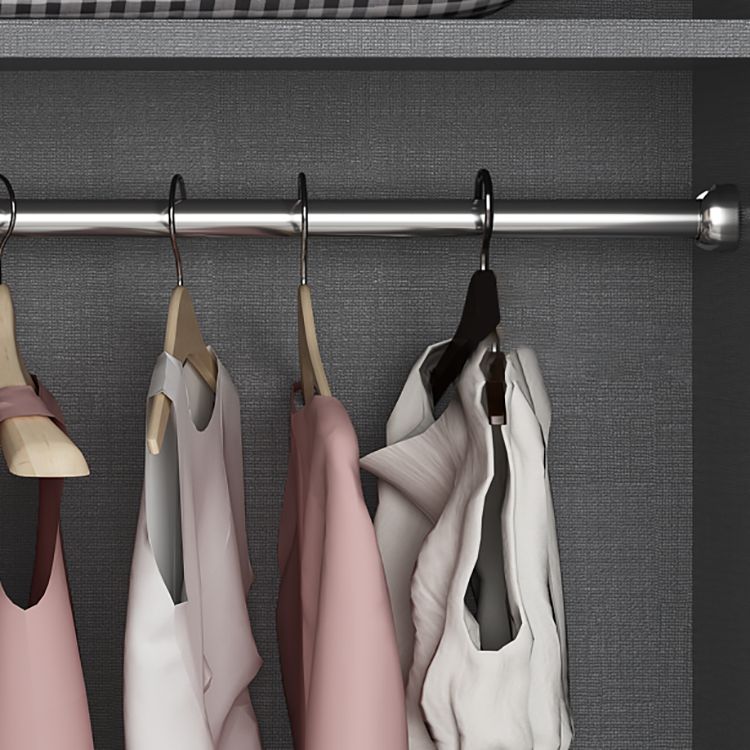 Modern Style Wooden Wardrobe Soft Close Door Wardrobe Closet with Drawer