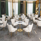 Sintered Stone Modern Style Dining Table White Round Table with Tulip Base Clearhalo ' dining_table' 'Dining Tables & Seating' 'Dining Tables' 'furn' 'furn_dining_table' 'Furniture' 'furniture_dining_table' 'Kitchen & Dining Furniture' 'kitchen&dining_furn' 'kitchen' 'kitchen_dining_table' 1200x1200_1c18acb9-2cc0-45fd-aa7c-5258428ed5ea