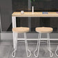 Contemporary Rectangular Bar Set 1/2/4 Pcs Solid Wood Counter and Bar Stools Clearhalo 'Bar Furniture' 'furn' 'furn_home_bar_bar_sets' 'Furniture' 'Home Bars & Bar Sets' 'home_bar_bar_sets' 'Kitchen & Dining Furniture' 1200x1200_1c1a6bd4-5b6e-4d45-8a0b-aa9d785c052c