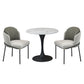 Contemporary 1/2/3/4/5 Pieces Dining Set Sintered Stone Dining Table for Kitchen Clearhalo 'Dining Room Sets' 'Dining Tables & Seating' 'dining_room_set' 'Furniture' 'furniture_dining_room_set' 'Kitchen & Dining Furniture' 'kitchen&dining_furn' 'kitchen' 1200x1200_1c1d0e0f-9404-4d8e-ac05-d2b8c8004230