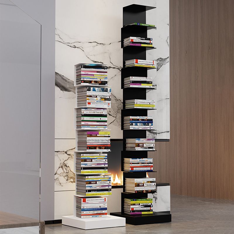 Metal Geometric Bookcase Modern Style Closed Back Book Shelf for Home Office Clearhalo 'Bookcases' 'furn' 'furn_bookcases' 'Furniture' 'furniture_bookcases' 'Office Furniture' 1200x1200_1c1d7b48-7b1c-45b2-a96a-6afd482e13a6