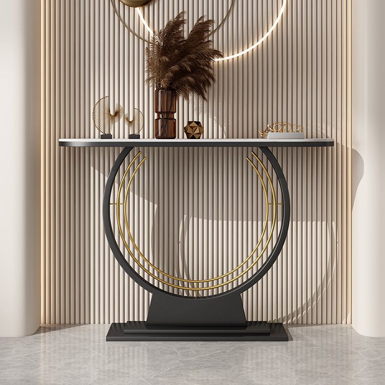 Tabla de consola contemporánea Table de sofá de consola de acabado antiguo