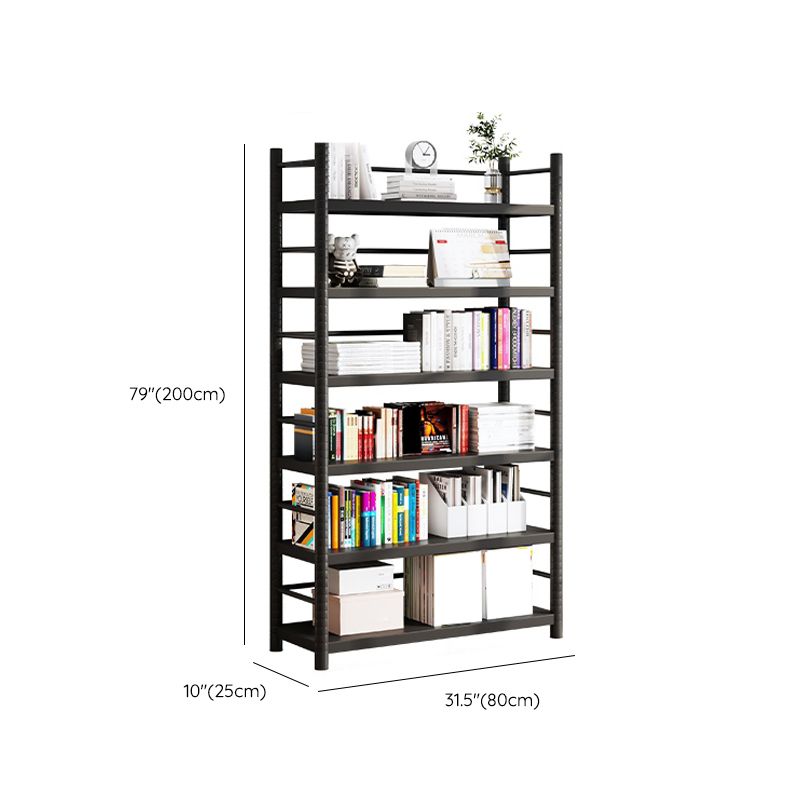 Scaffali di libreria moderni per scaffali in metallo aperto per l'home office