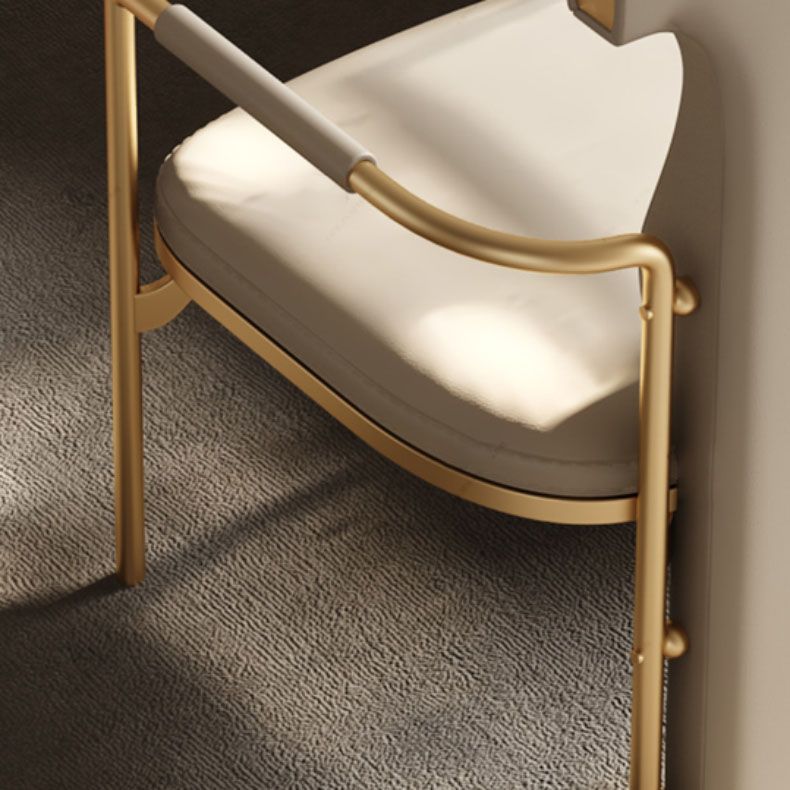 Polsterer Armstuhl Glamstil Metall Esszimmer für Esszimmer