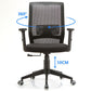 Modern Office Chair Adjustable Seat Height Black Desk Chair with Wheels Clearhalo 'furn' 'furn_office_chair' 'Furniture' 'Office Chairs' 'Office Furniture' 'office_chair' 1200x1200_1c201275-5a6b-4034-ad68-9ed692aa111b