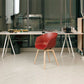 Table à manger industrielle avec table à manger rectangulaire en pin noir pour cuisine
