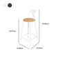 1/5 Pieces Faux Wood Bar Table Set with Metal Frame Industrial Rectangle Pub Table Set Clearhalo 'Bar Furniture' 'furn' 'furn_home_bar_bar_sets' 'Furniture' 'Home Bars & Bar Sets' 'home_bar_bar_sets' 'Kitchen & Dining Furniture' 1200x1200_1c212fcb-9175-432f-8e79-31a2fe56d0d9