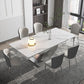 Designer Style 1/4/5/7 Pieces Dining Set Sintered Stone Table with Leather Chairs Clearhalo 'Dining Room Sets' 'Dining Tables & Seating' 'dining_room_set' 'furn' 'furn_dining_room_set' 'Furniture' 'furniture_dining_room_set' 'Kitchen & Dining Furniture' 'kitchen&dining_furn' 'kitchen' 1200x1200_1c21d979-aa79-4acb-bc31-3fb3b2e67d2f