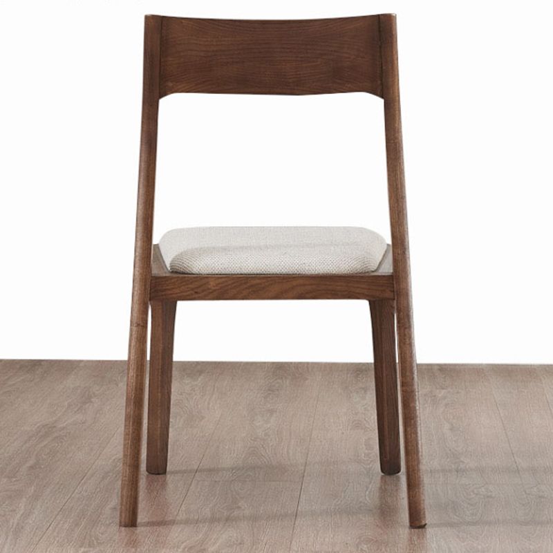 Armless Dining Chairs Modern Ash Wood Side Chairs for Dining Room Clearhalo 'Dining Chairs' 'Dining Tables & Seating' 'dining_chair' 'furn' 'furn_dining_chair' 'Furniture' 'furniture_dining_chair' 'Kitchen & Dining Furniture' 1200x1200_1c232e3c-0395-4711-b2c4-652f0d5901a5