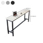 Industrial Bar-height Table Stone Top Pub Table with Black Base Clearhalo 'Bar Furniture' 'Bar Tables' 'bar_tables' 'furn' 'furn_bar_tables' 'Furniture' 'Kitchen & Dining Furniture' 1200x1200_1c23c985-3327-4f02-94d8-f88aec422ab5
