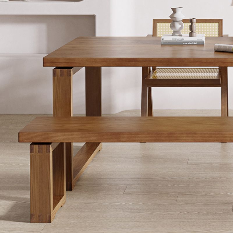 Eetkamer eettafel Massief houten sledebasis Rechthoekige eettafel