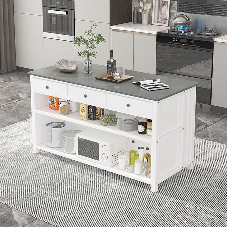 Modern Style Stone Bar Dining Table Rectangle Bar Table for Kitchen Clearhalo 'Bar Furniture' 'Bar Tables' 'bar_tables' 'furn' 'furn_bar_tables' 'Furniture' 'Kitchen & Dining Furniture' 1200x1200_1c2da102-37b2-4582-ac8d-8175828dc2f9