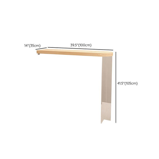 Modern Style Bar Table Set 1/2 Pcs Wooden Top Acrylic Base Bar Table Set Clearhalo 'Bar Furniture' 'furn' 'furn_home_bar_bar_sets' 'Furniture' 'Home Bars & Bar Sets' 'home_bar_bar_sets' 'Kitchen & Dining Furniture' 1200x1200_1c2ddf7a-0919-4872-8d79-e38c97052d03