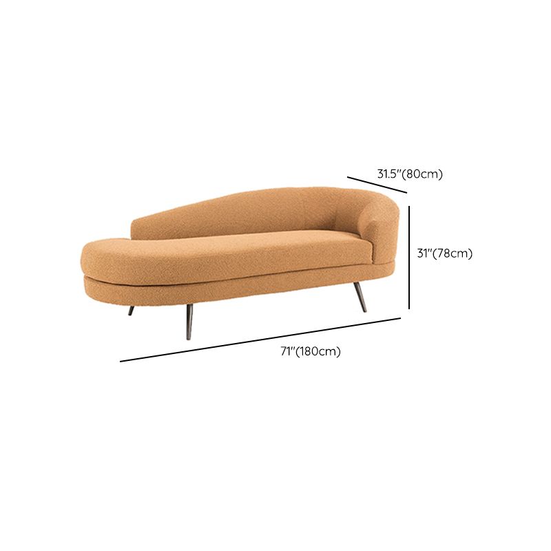70.9" L Contemporary Recessed Arm Chaise Lounge with Cushion Clearhalo 'Chairs & Seating' 'Chaise Lounge' 'chaise_lounge' 'furn' 'furn_chaise_lounge' 'Furniture' 'Living Room Furniture' 1200x1200_1c2f6b67-b8a5-412d-bb28-03a143bbce26