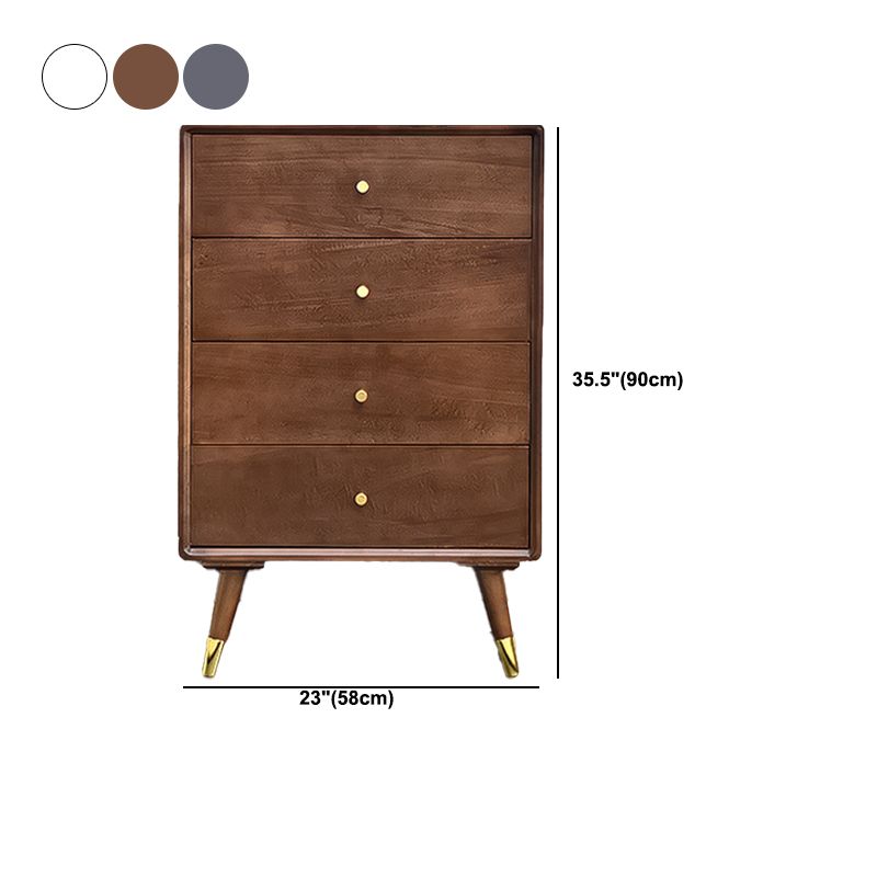 Cassa di accento in legno massiccio con cassetto un mobile laterale contemporaneo