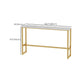 Glam Style Bar Set 1/2/3/5 Pieces Faux Marble Rectangle Counter Set Clearhalo 'Bar Furniture' 'furn' 'furn_home_bar_bar_sets' 'Furniture' 'Home Bars & Bar Sets' 'home_bar_bar_sets' 'Kitchen & Dining Furniture' 1200x1200_1c302817-89c6-4309-b544-5ede8582a772