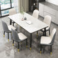 Casual Sintered Stone Standard Dining Table Rectangle Shape Dining Table for Kitchen Clearhalo ' dining_table' 'Dining Tables & Seating' 'Dining Tables' 'furn' 'furn_dining_table' 'Furniture' 'furniture_dining_table' 'Kitchen & Dining Furniture' 'kitchen&dining_furn' 'kitchen' 'kitchen_dining_table' 1200x1200_1c30299c-89c7-4fa3-8155-92564a5de5df